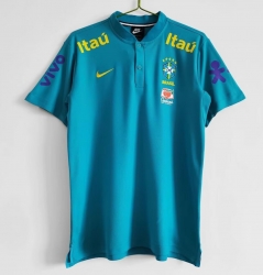 2526 Brazil blue training shirt S-XXL